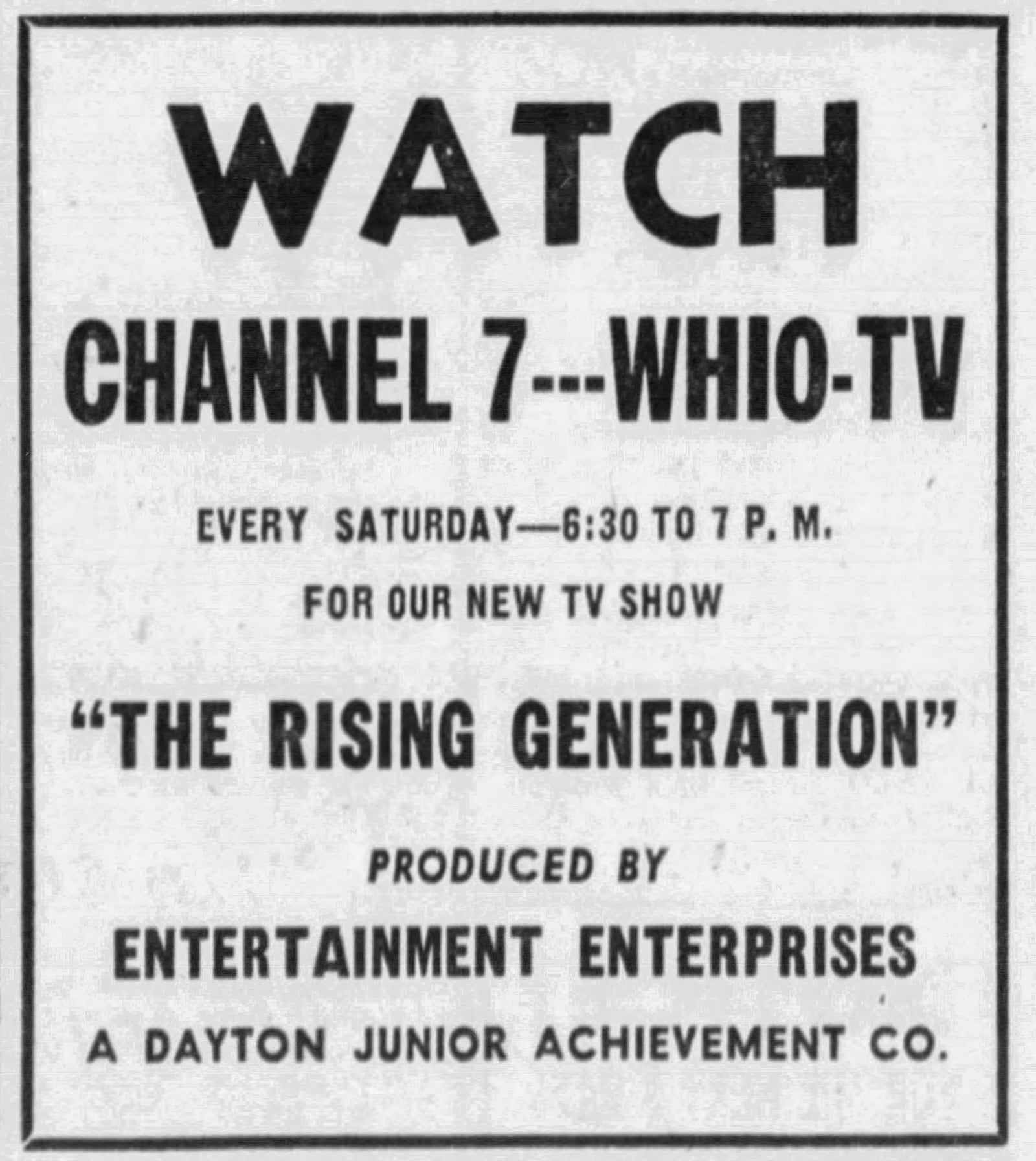 "Rising Generation" the talent show for young people. DAYTON DAILY NEWS ARCHIVES