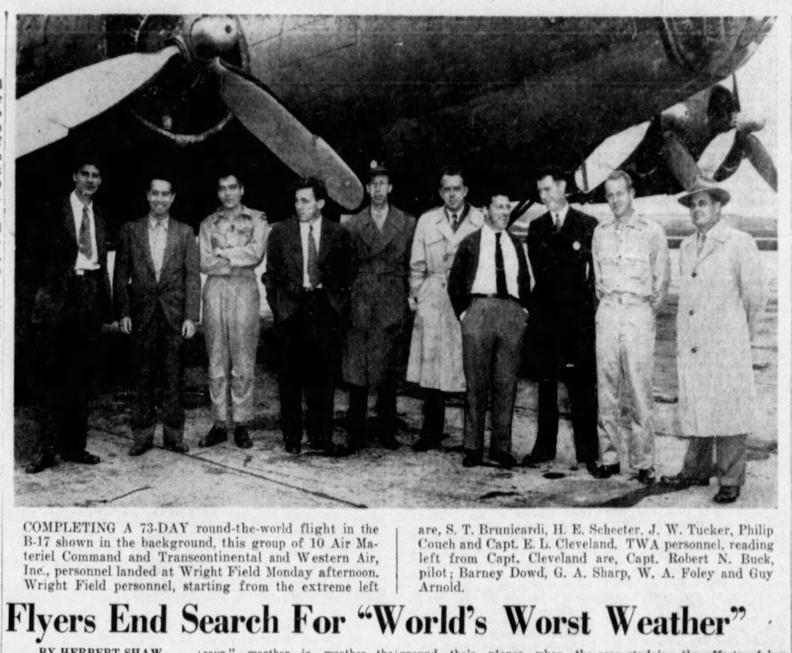 Dayton Daily News Mar. 26, 1946. DAYTON DAILY NEWS ARCHIVES