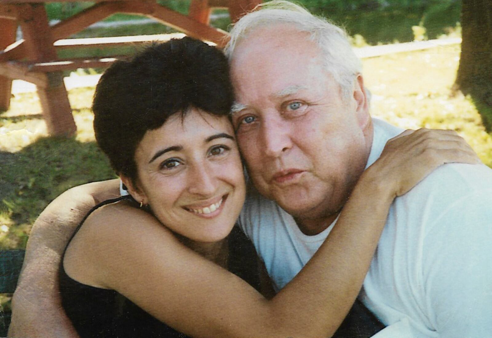 Mary Nielsen is pictured with her father, James Parker, in 1991. Parker died a week after 9/11. "I think it was just too much for him," said Nielsen of Franklin Twp. in Warren County. SUBMITTED