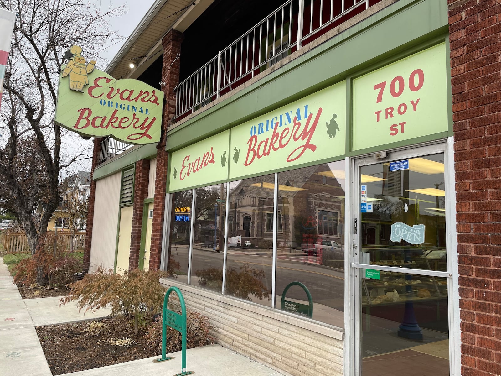 Evans Bakery, located at 700 Troy St. in the Old North Dayton neighborhood, is closing its doors in December. STAFF/NATALIE JONES