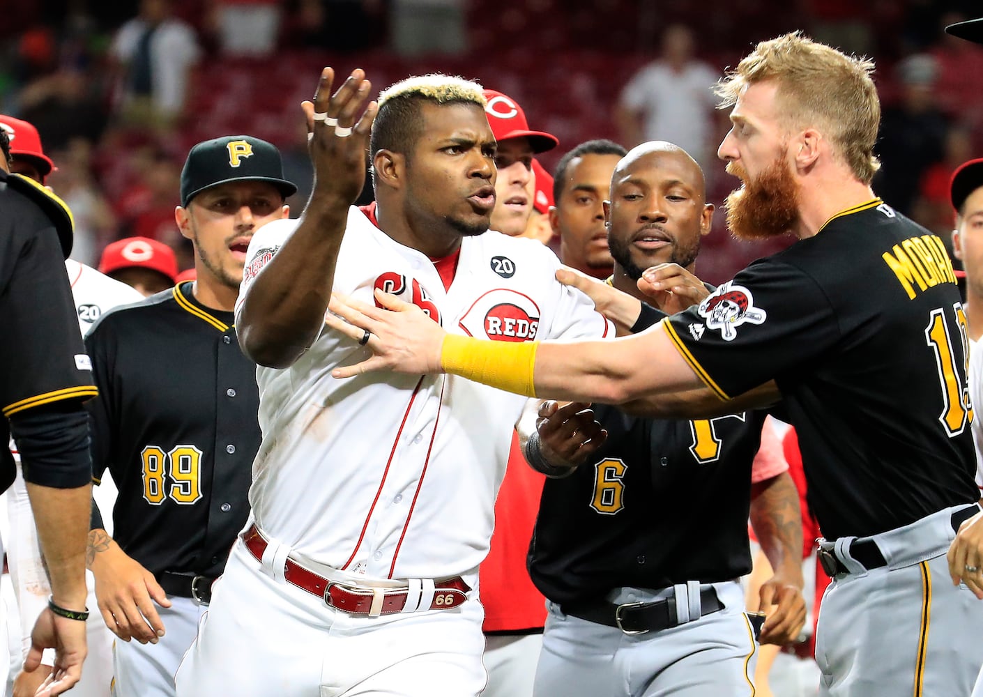 PHOTOS: Reds vs. Pirates brawl