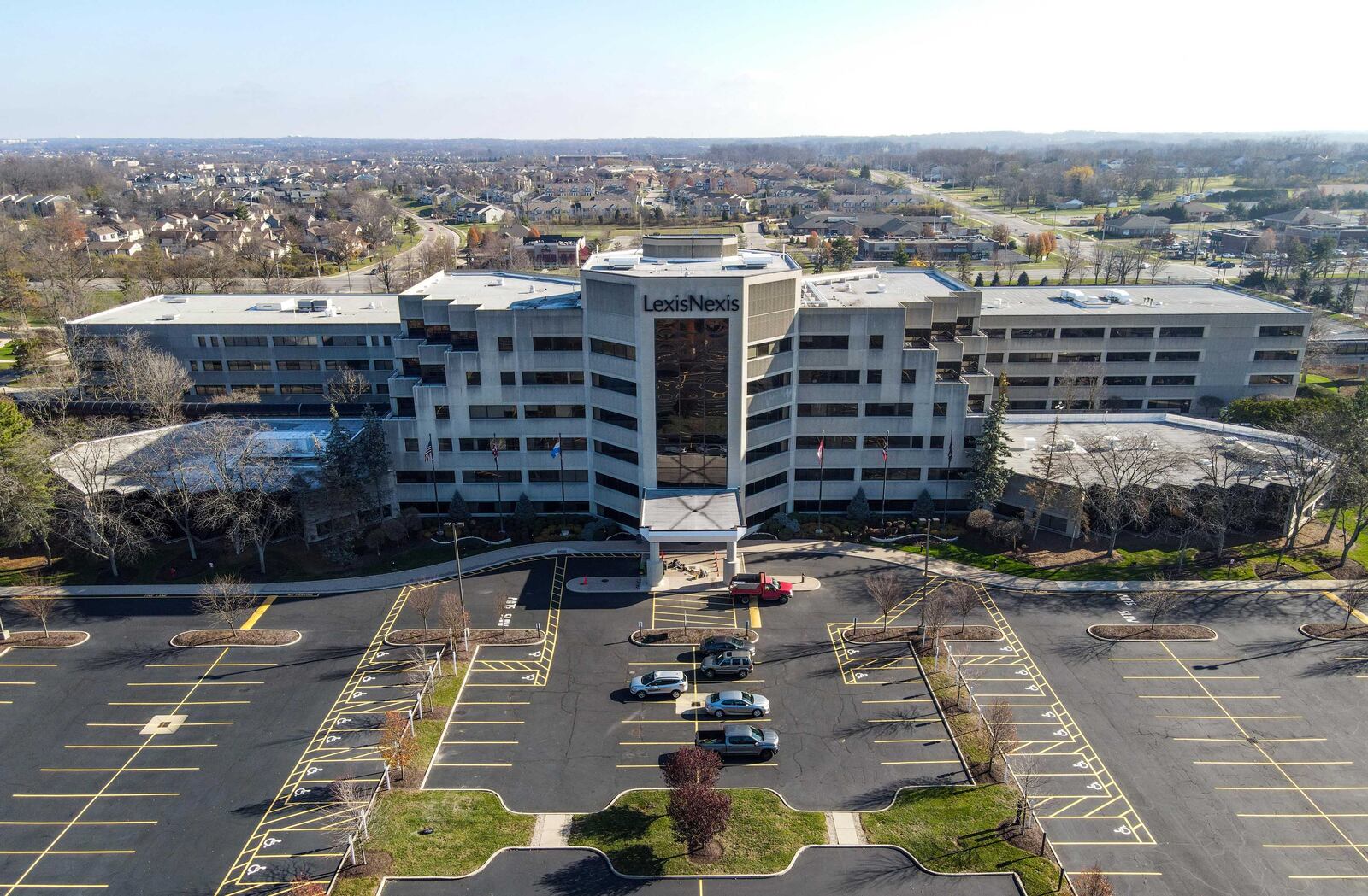 The LexisNexis building at 9443 Springboro Pike has a new owner. ICP image