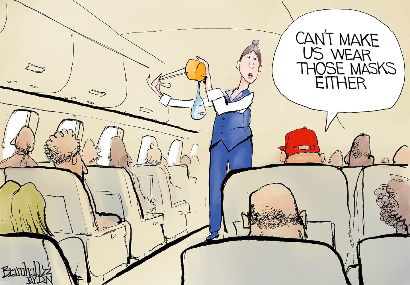 WEEK IN CARTOONS: DeSantis and Disney, masks on planes and more