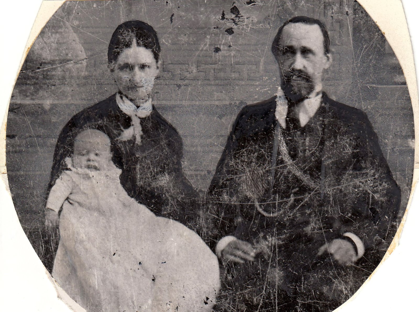 The Civil War Soldiers Monument, standing today on Main Street, was carved in the likeness of Pvt. George Washington Fair, a carpenter and bricklayer born in Dayton who mustered into the Union Army in 1861 and out in 1865. DAYTON DAILY NEWS ARCHIVE