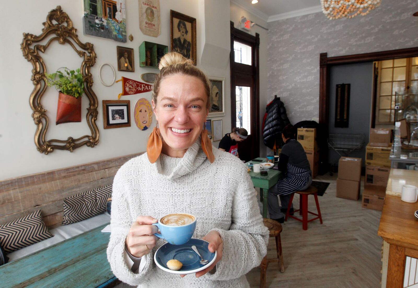 Megan Smith, founder of St. Anne the Tart bakery and coffee shop in Dayton.