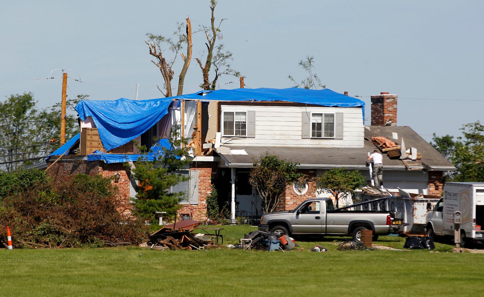 PHOTOS: What Trotwood neighborhood looks like 2 weeks after tornado