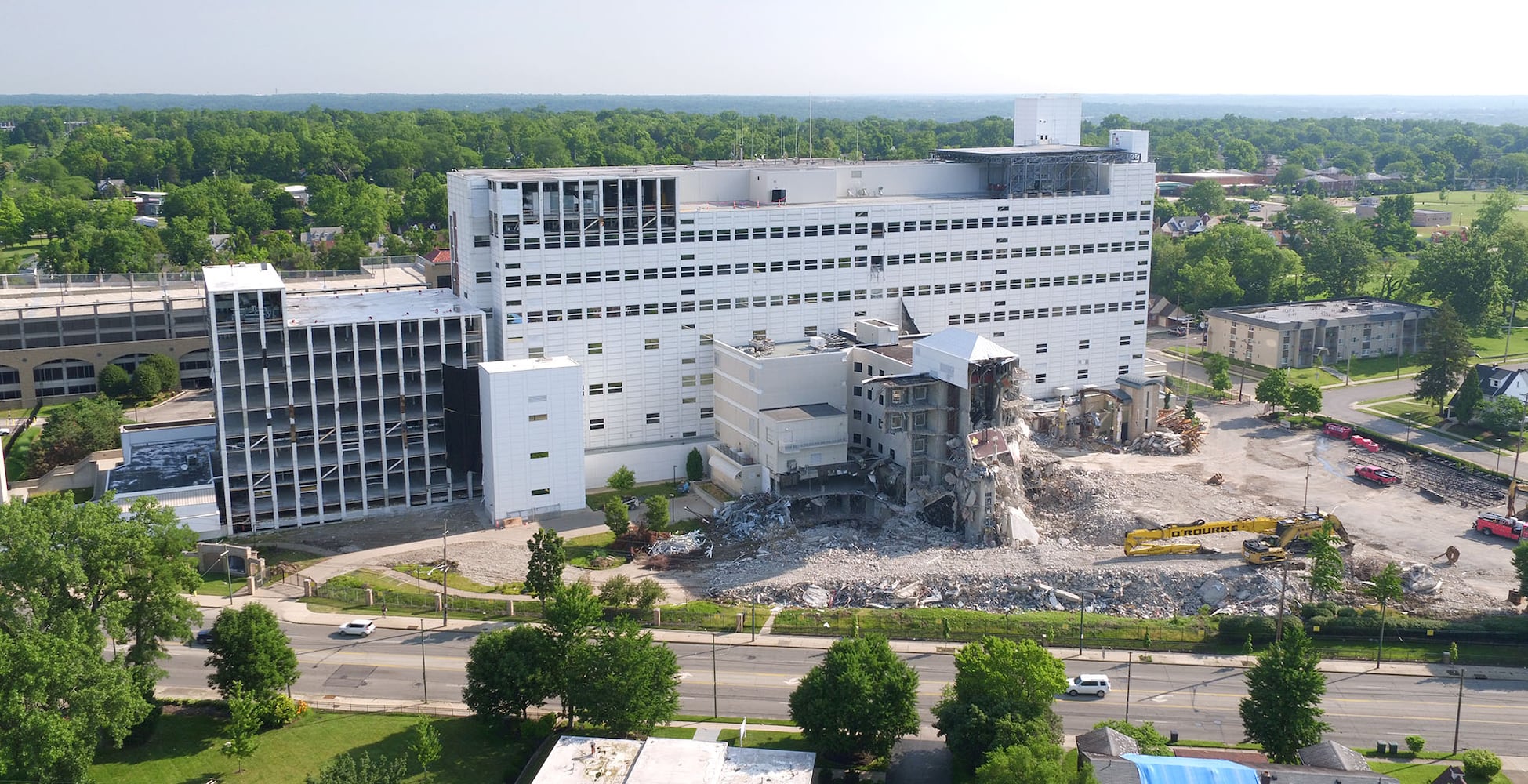 PHOTOS: Demolition of Good Samaritan Hospital continues