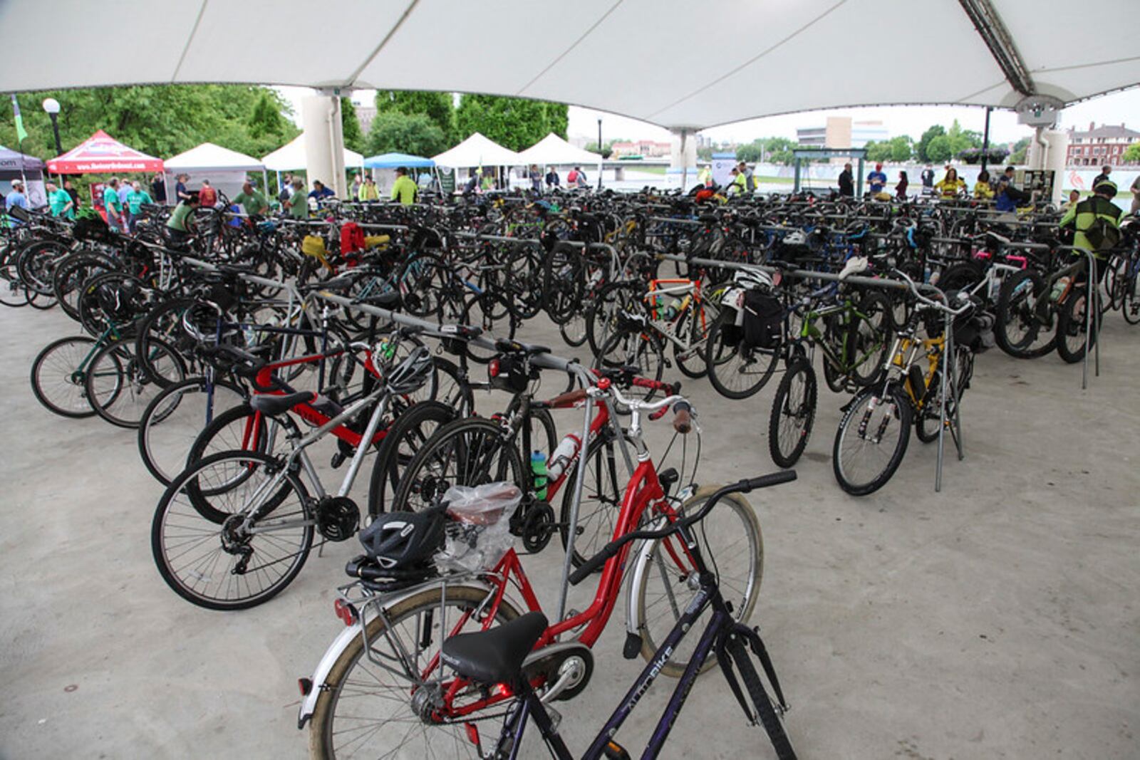 Hundreds of cyclists are expected to celebrate cycling at the Five Rivers MetroParks Bike to Work Pancake breakfast on May 20 - Contributed