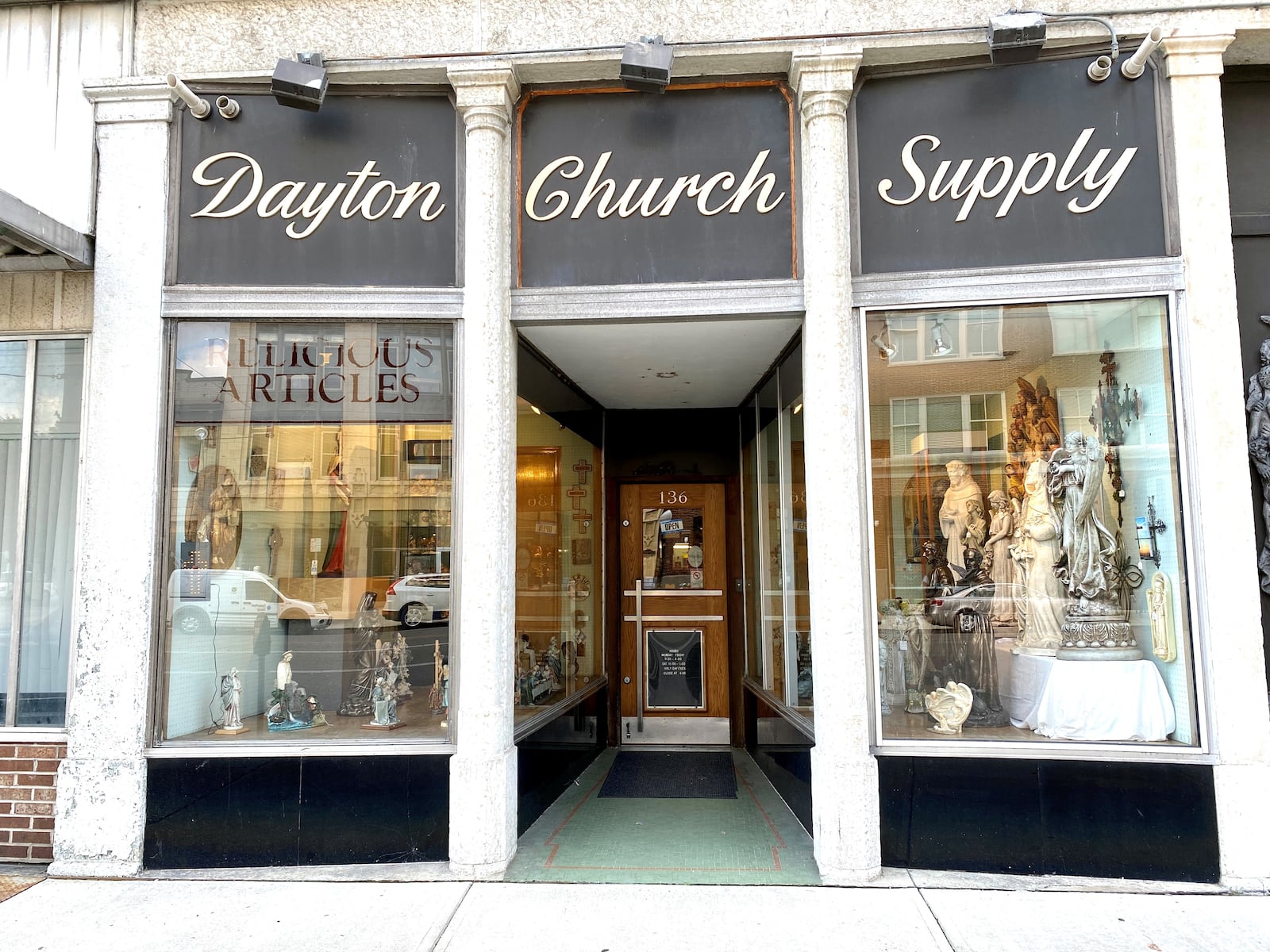 Dayton Church Supply in Dayton's Fire Blocks District. GREG LYNCH / STAFF