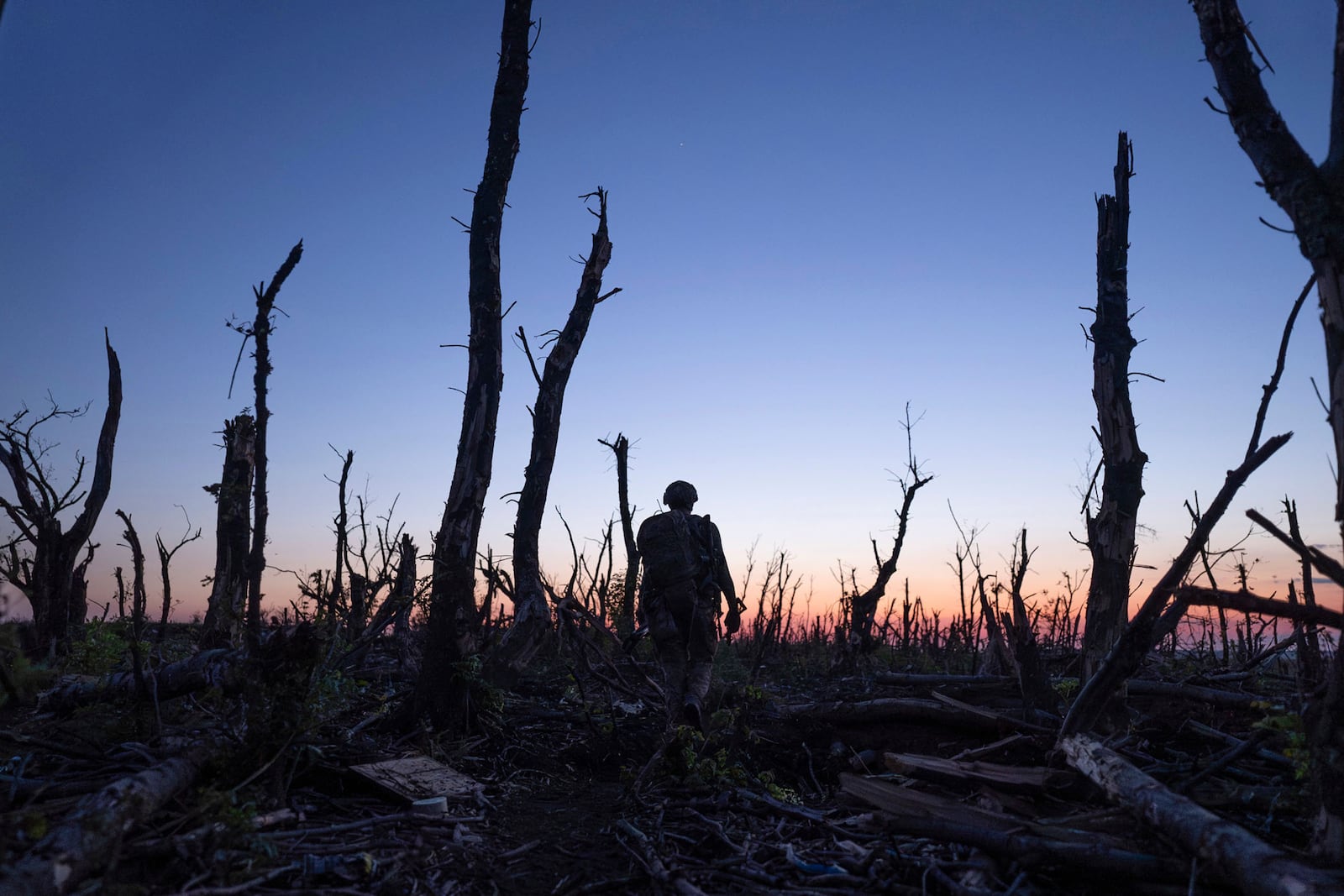 This image released by Sundance Institute shows a scene from "2000 Meters to Andriivka" by Mstyslav Chernov, an official selection of the 2025 Sundance Film Festival. (Mstyslav Chernov/Sundance Institute via AP)