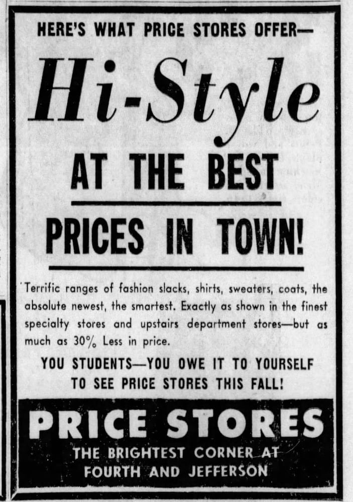 PHOTOS: Price Stores, keeping Dayton well dressed for 70 years