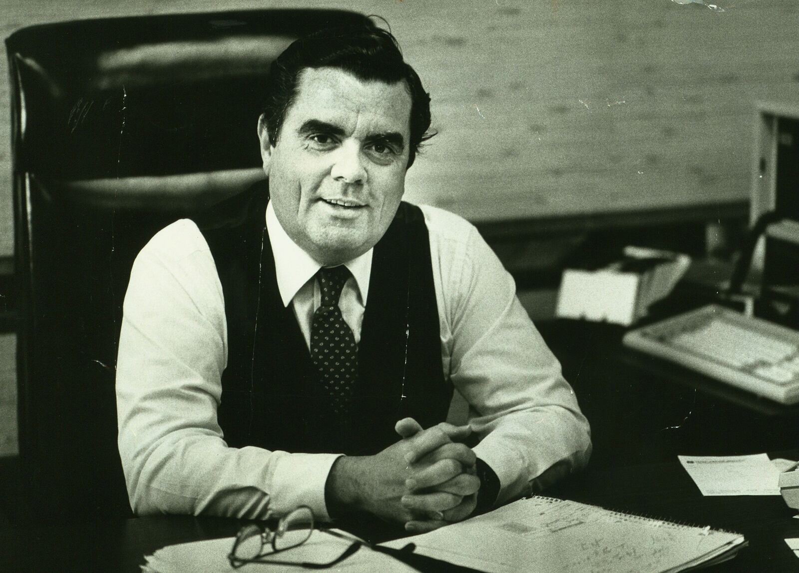 Patrick Flanagan, former Montgomery County Republican Party chairman and a Dayton attorney, is pictured in 1986. DAYTON DAILY NEWS / WRIGHT STATE UNIVERSITY SPECIAL COLLECTIONS