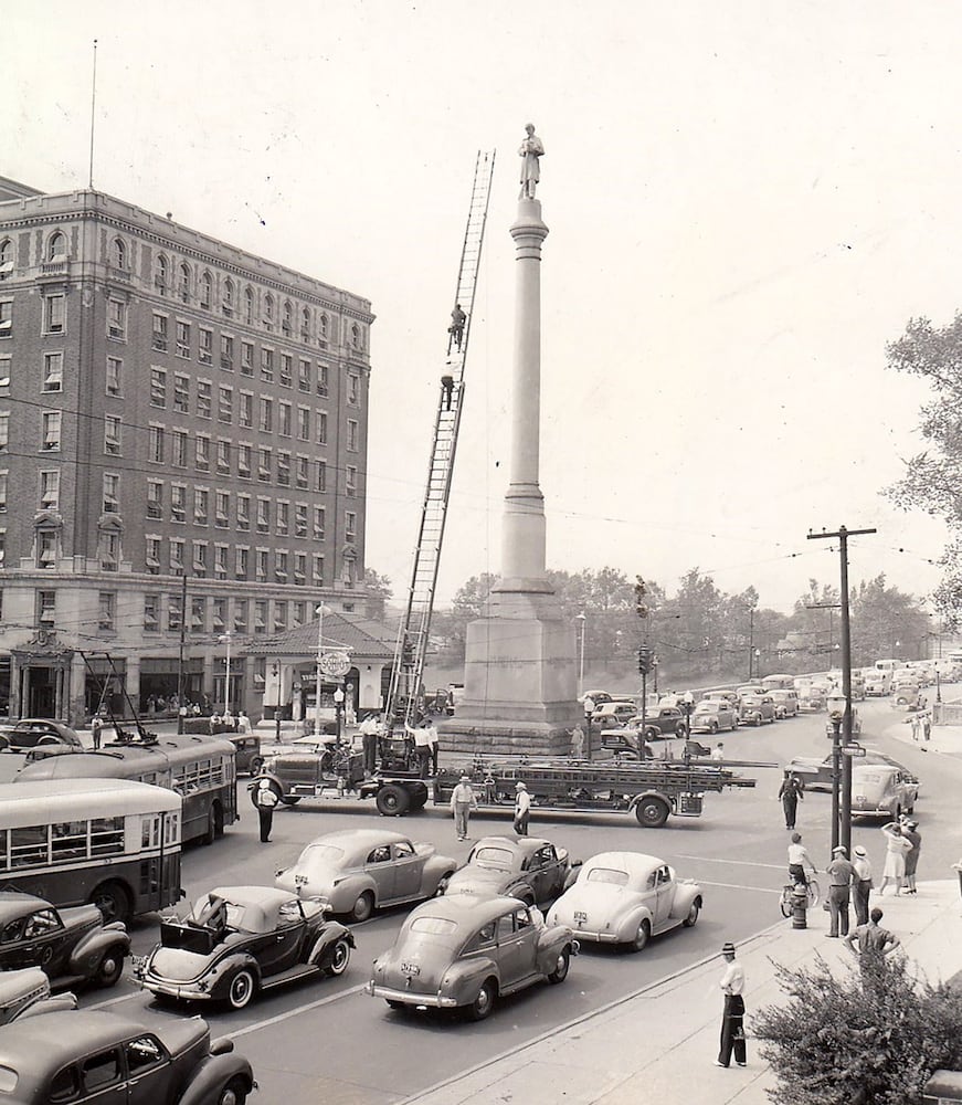 The multiple homes and drama of Dayton’s Civil War Soldiers Monument