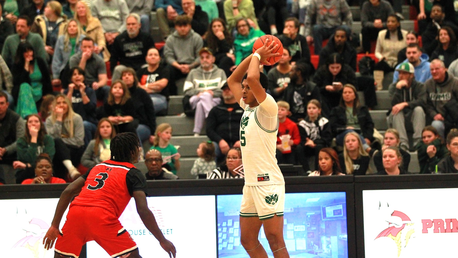 Badin vs. Trotwood-Madison boys regional tournament basketball