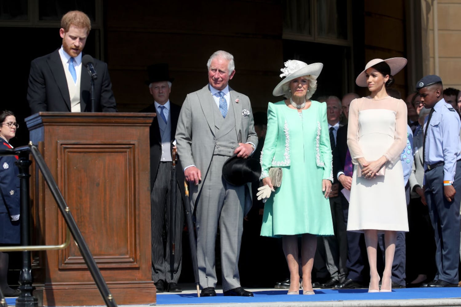 PHOTOS: Newlyweds Prince Harry, Meghan Markle attend Prince Charles’ 70th birthday celebration