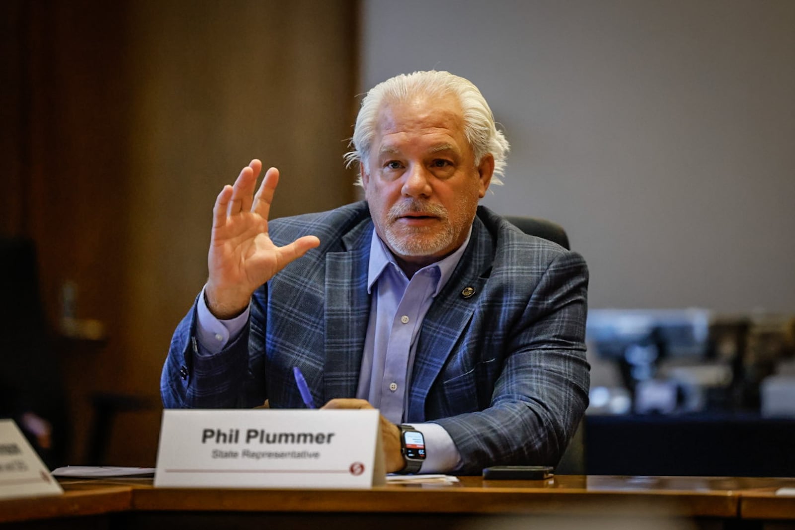 State rep. Phil Plummer will be seeking another term in the Ohio House.  JIM NOELKER/STAFF