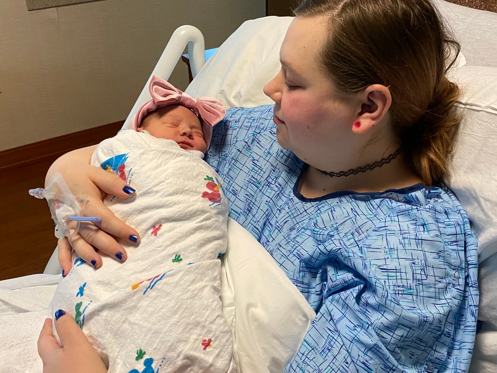 Alexis Curtiss, of Miamisburg, is celebrating the birth of her first child, Savannah Ann Curtiss.