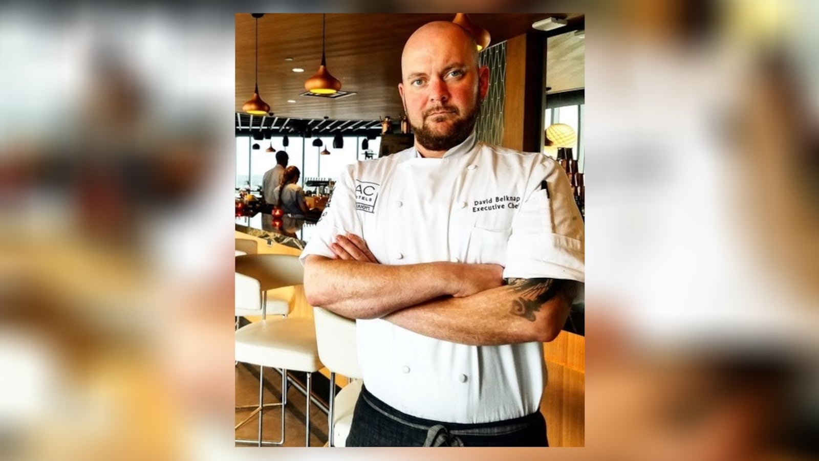 AC Hotel Dayton has recruited Executive Chef David Belknap (pictured) to lead the hotel’s kitchens including The Foundry, a woodfired rooftop concept (CONTRIBUTED PHOTO).