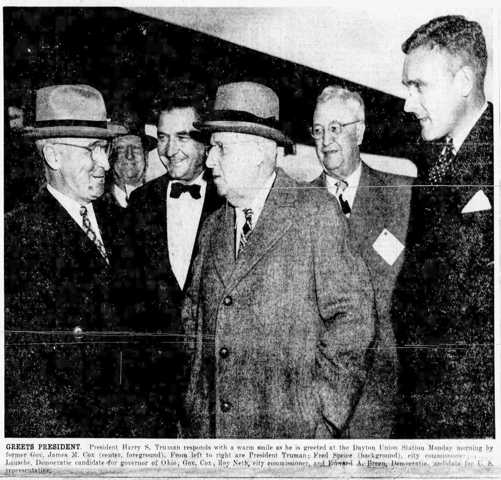 Oct. 11, 1948: President Harry S. Truman visits Dayton. DAYTON DAILY NEWS ARCHIVES