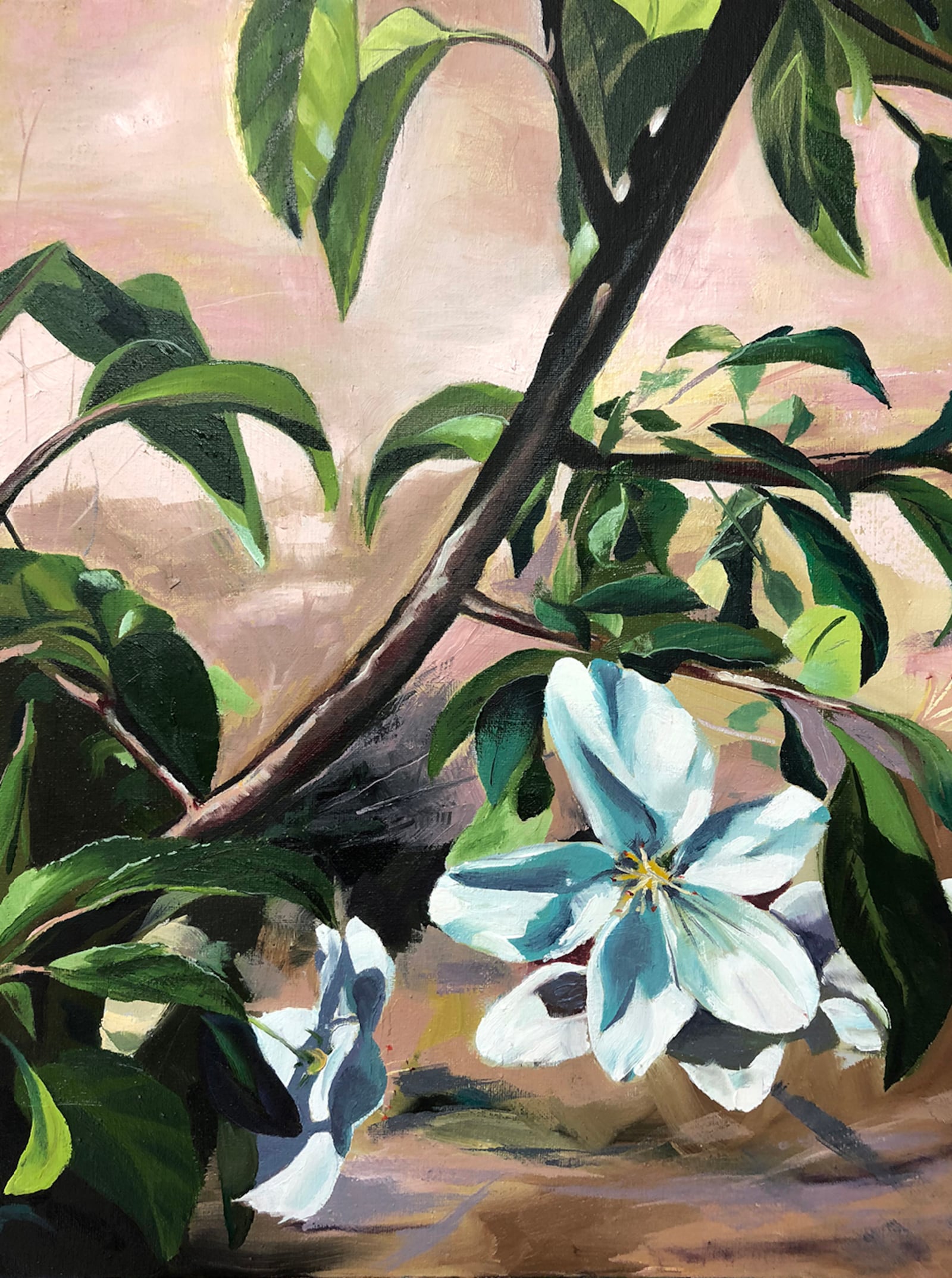 Ohio Spring Blossoms by Kim Ceccarelli is a participant in the 2021 Art in the City event in downtown Dayton. CONTRIBUTED