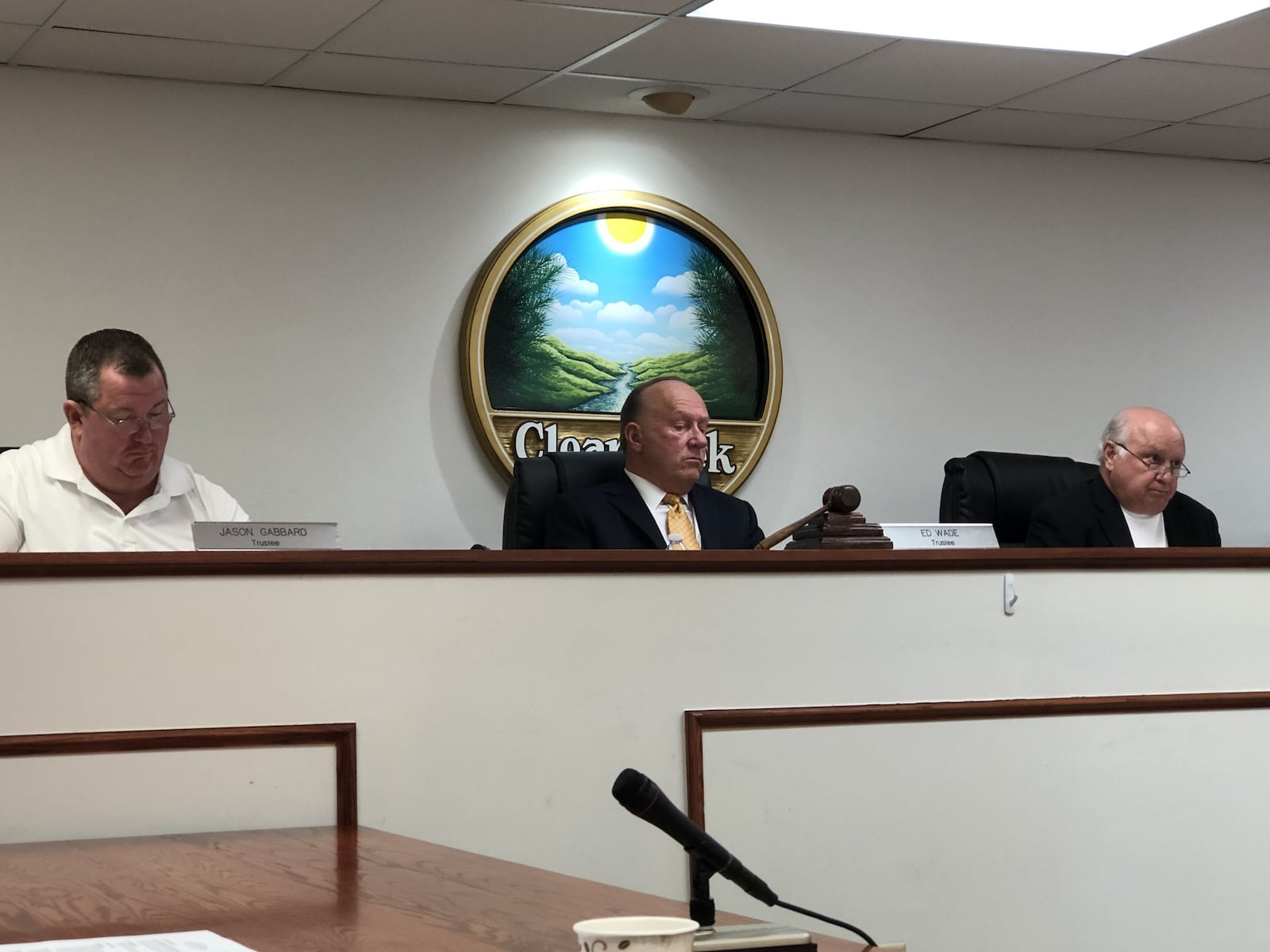 Clearcreek Twp. trustees put the levy issue on the November ballot. STAFF/LAWRENCE BUDD