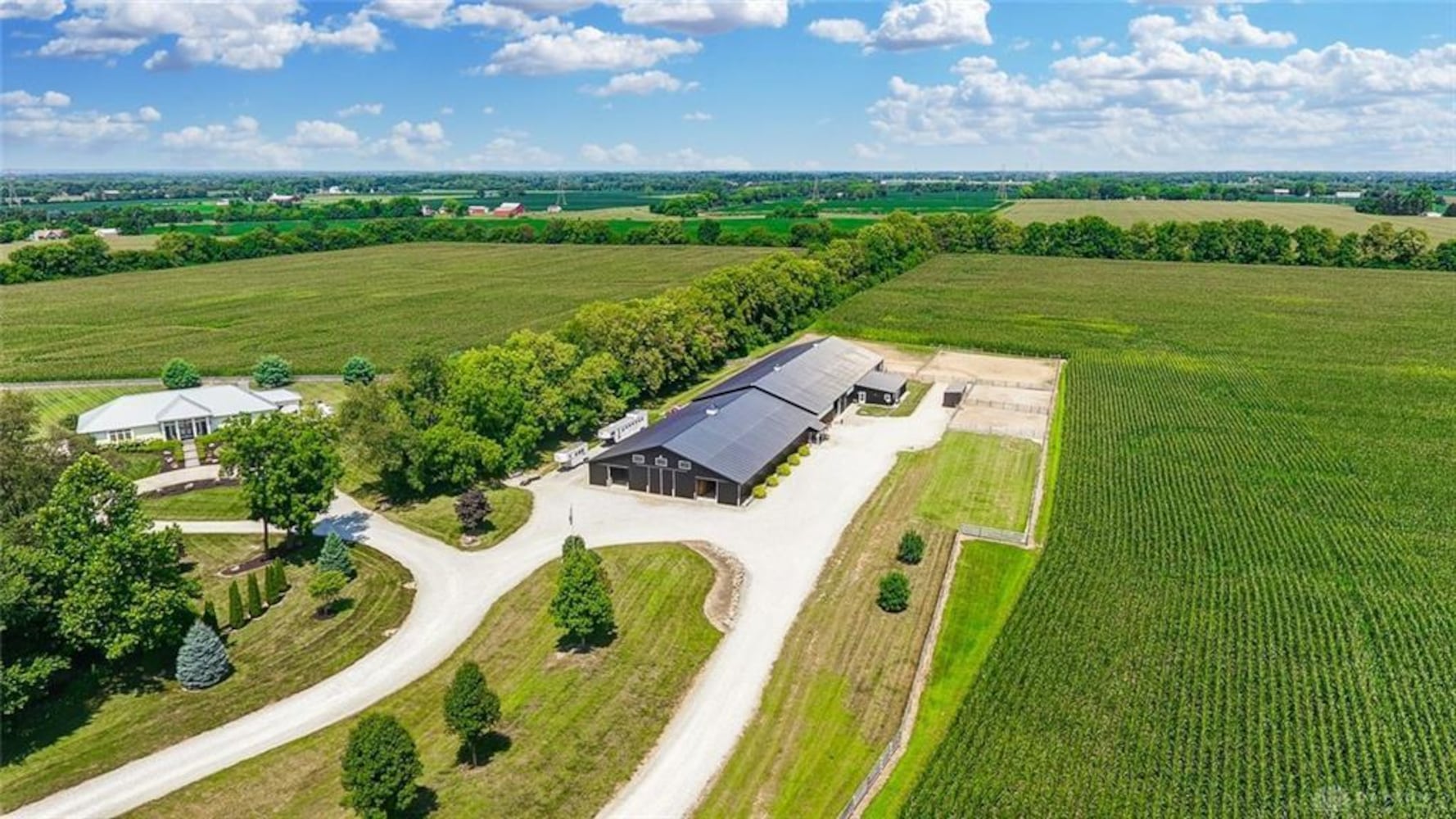 PHOTOS: $1.59M Miami County luxury home on 45-acre property