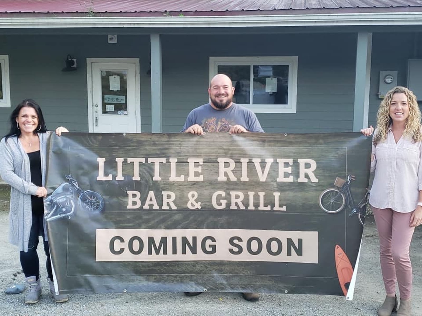 A local family plans to open Little River Bar & Grill. Tonya and Dale Lusby, and Crystal Stewart hope to be open in December.