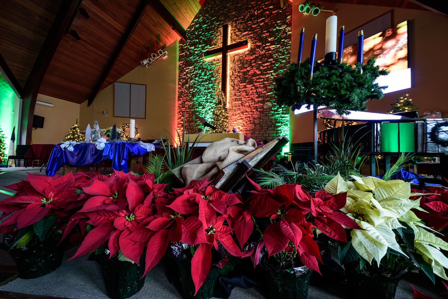 PHOTOS: A look inside Normandy United Methodist Church in Centerville decorated for Christmas