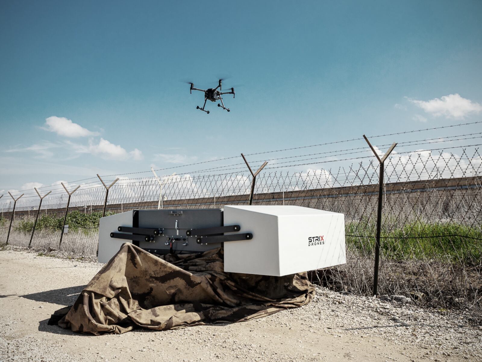 Israel-based Strix Drones is bringing manufacturing of the first autonomous drone docking station to the Dayton region. CONTRIBUTED