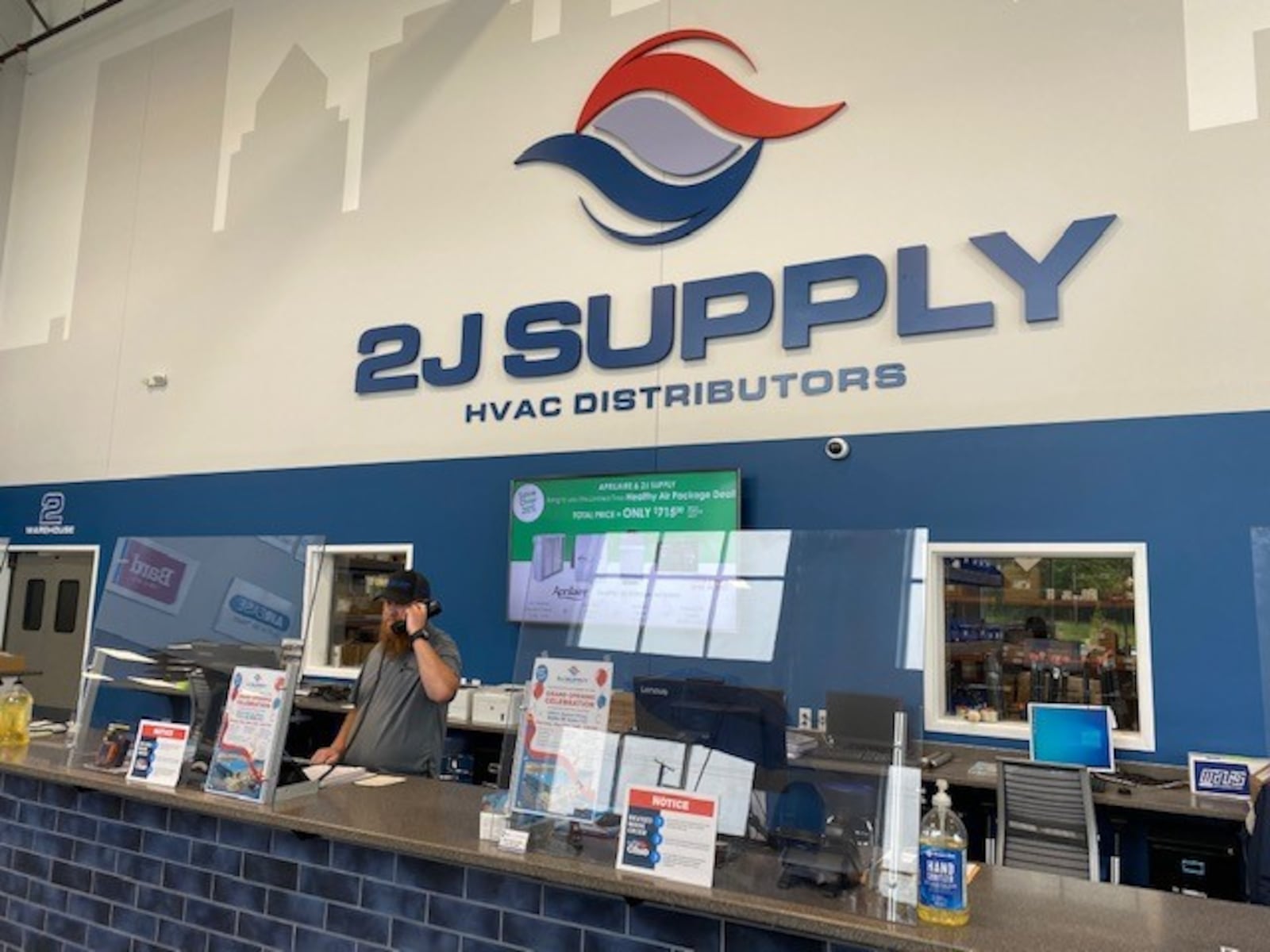 The interior of the new 2J Supply location on North Keowee Street, Dayton. Company photo