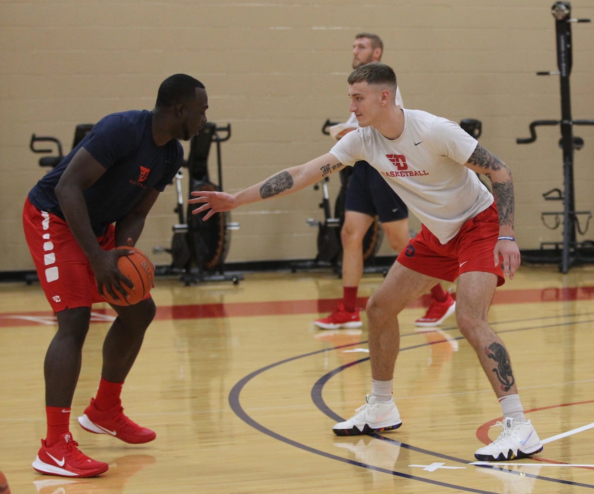 Dayton Flyers hold team workout at Cronin Center