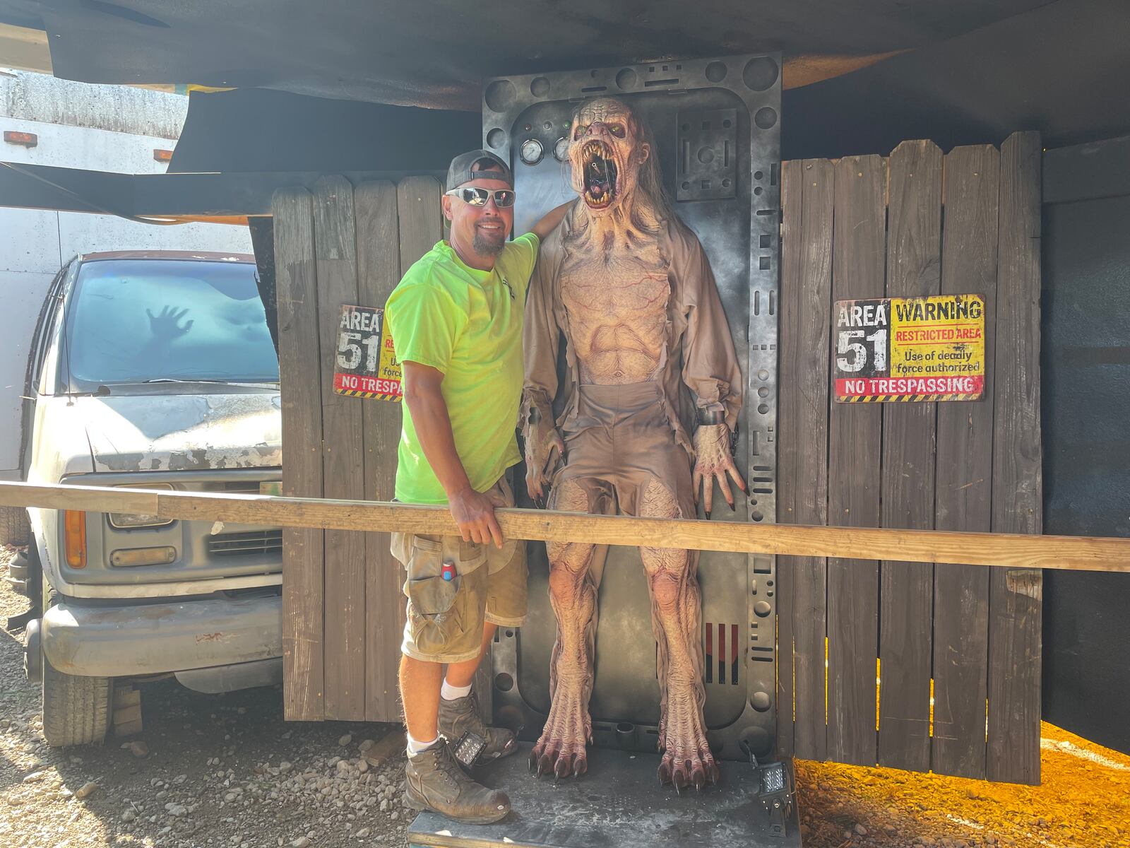 Dayton Scream Park, located at 5117 Valley Pike, opens Friday, Sept. 9 with an all new compound featuring new scenes, props, monsters and more.