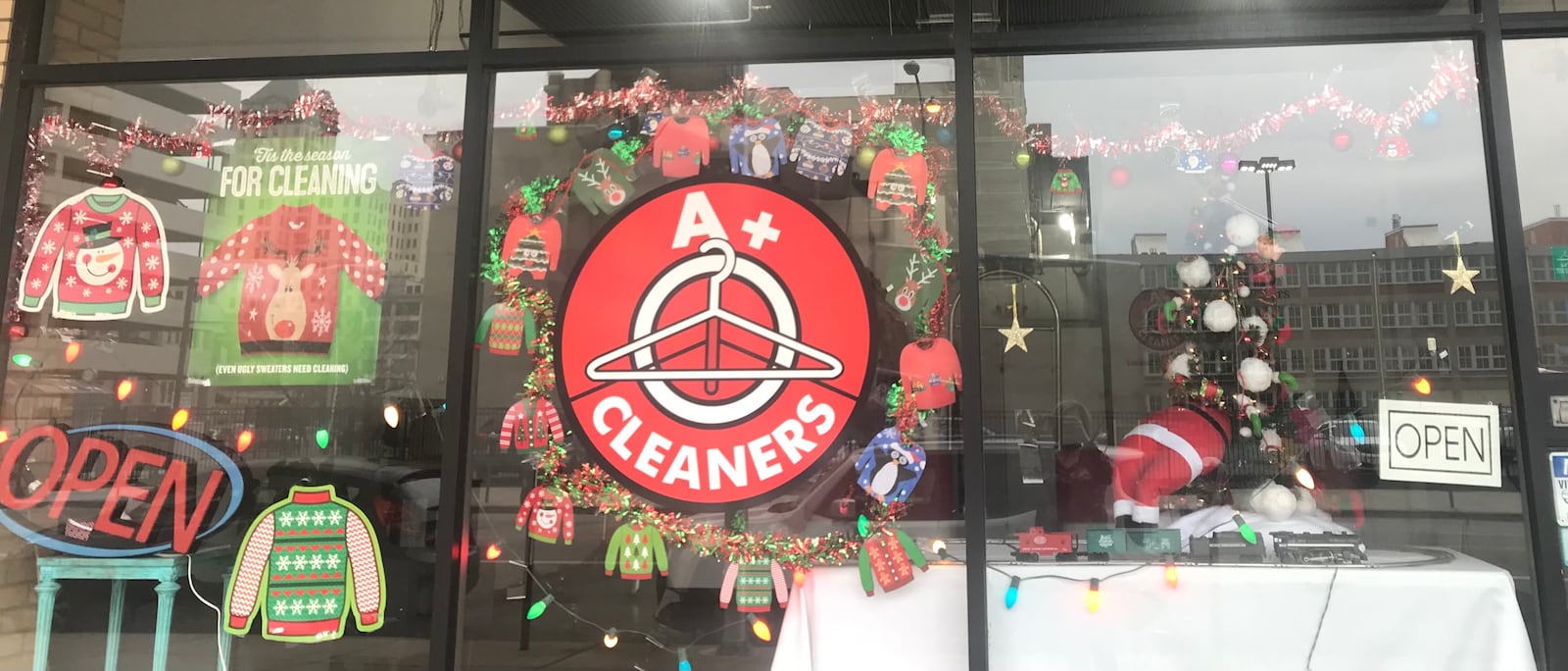 Entrant in the Whimsical Windows content in 2020: A+ Cleaners