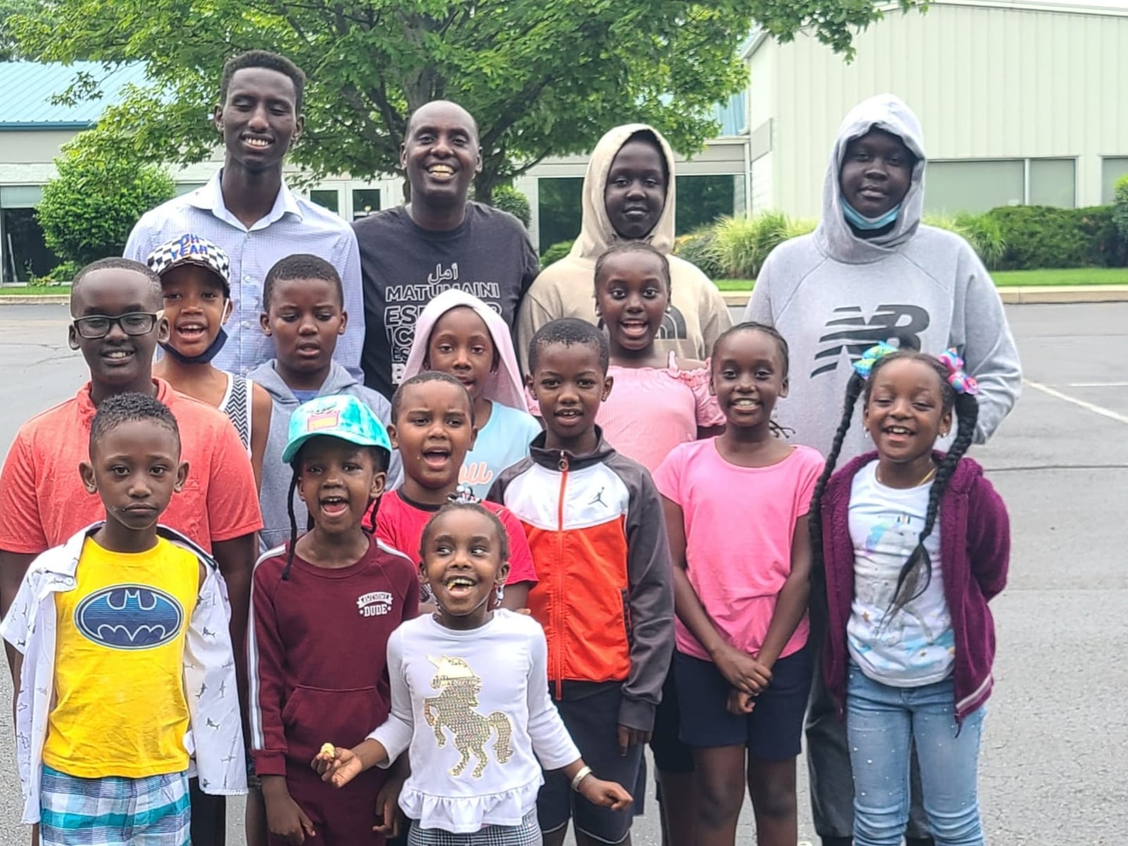 Laurent Muvunyi volunteering with an after-school program. (CONTRIBUTED)