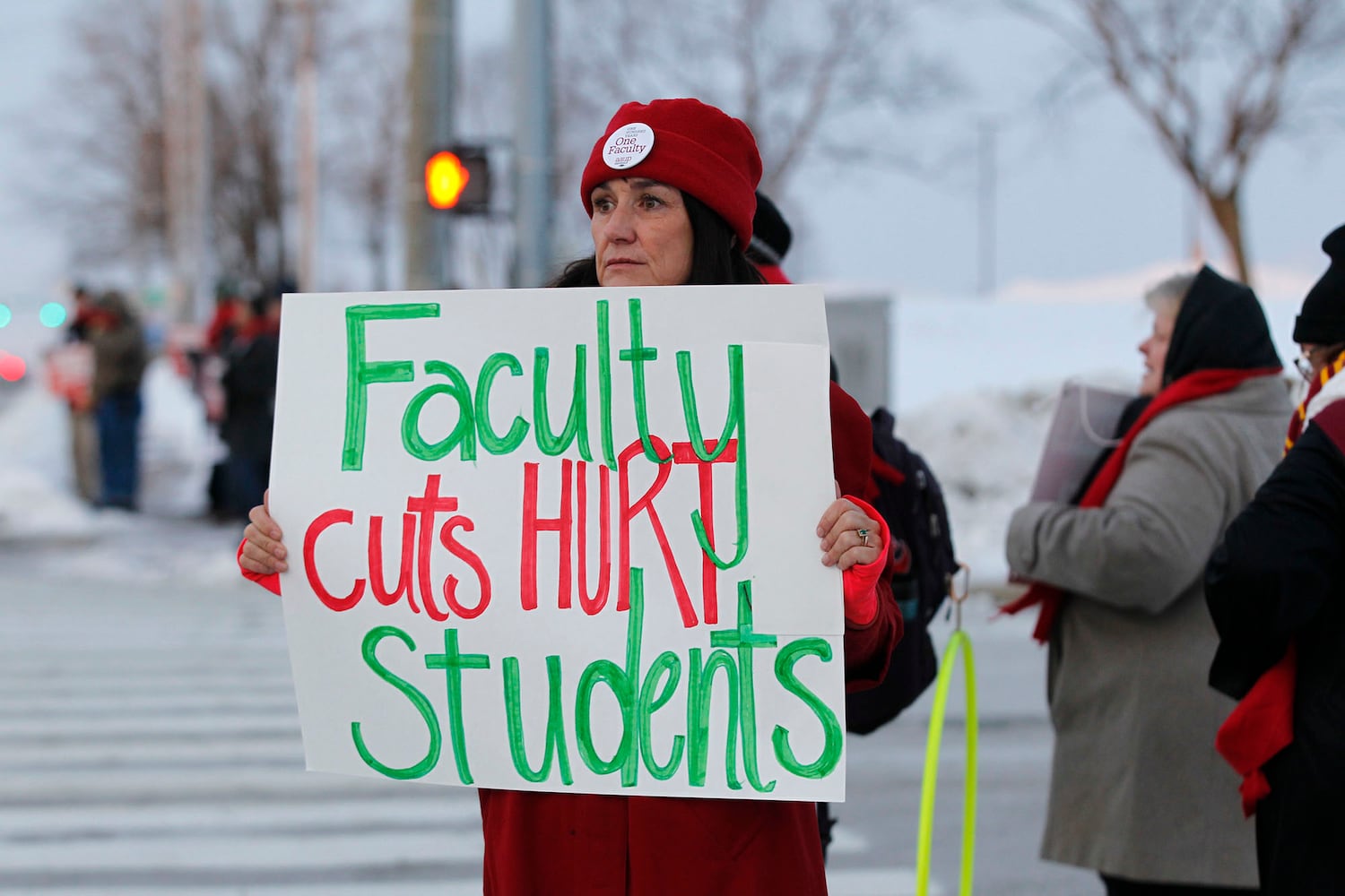 PHOTOS: Faculty at Wright State strike