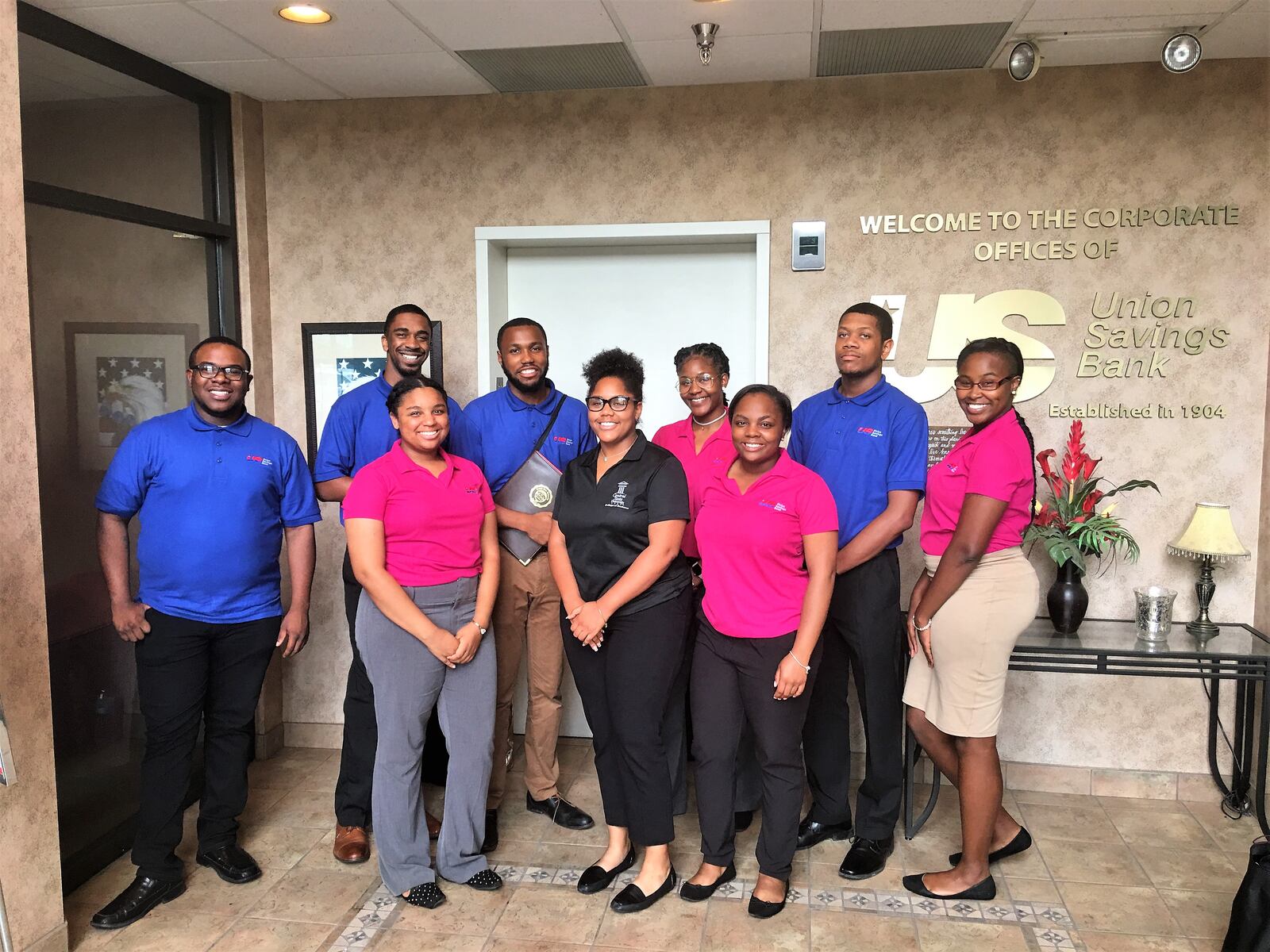 Union Savings Bank partnered with Central State University to create a Summer Banking Institute last summer, aimed at getting minority students interested in careers in banking. CONTRIBUTED