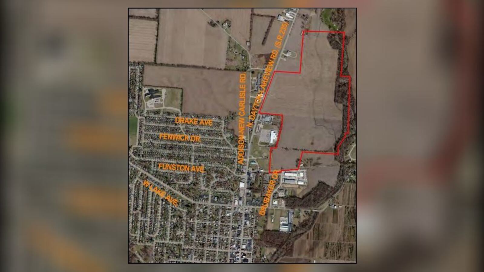 D.R. Horton proposed to build 360-single family homes on 150-acres on the Brubaker farm property on the east side of Ohio 235, north of the Chrysler dealership that would be named the Reserves at Honey Creek. Contributed