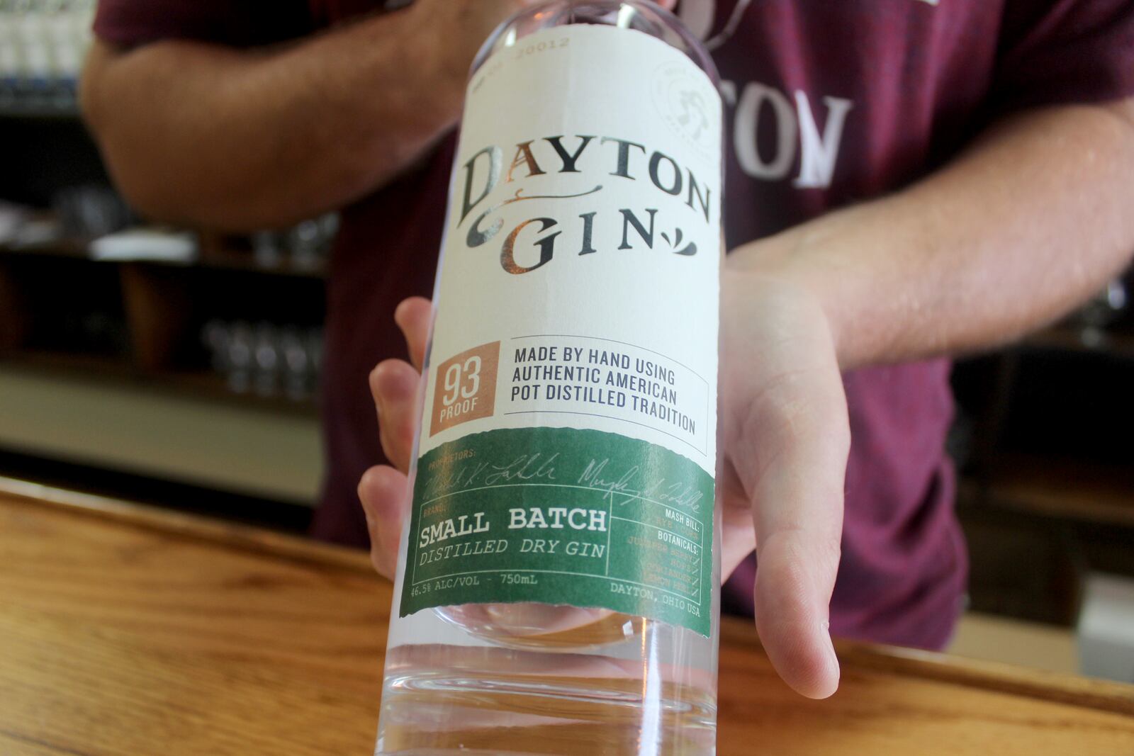 Oregon District distillery Belle of Dayton makes gin and vodka. AMELIA ROBINSON/STAFF