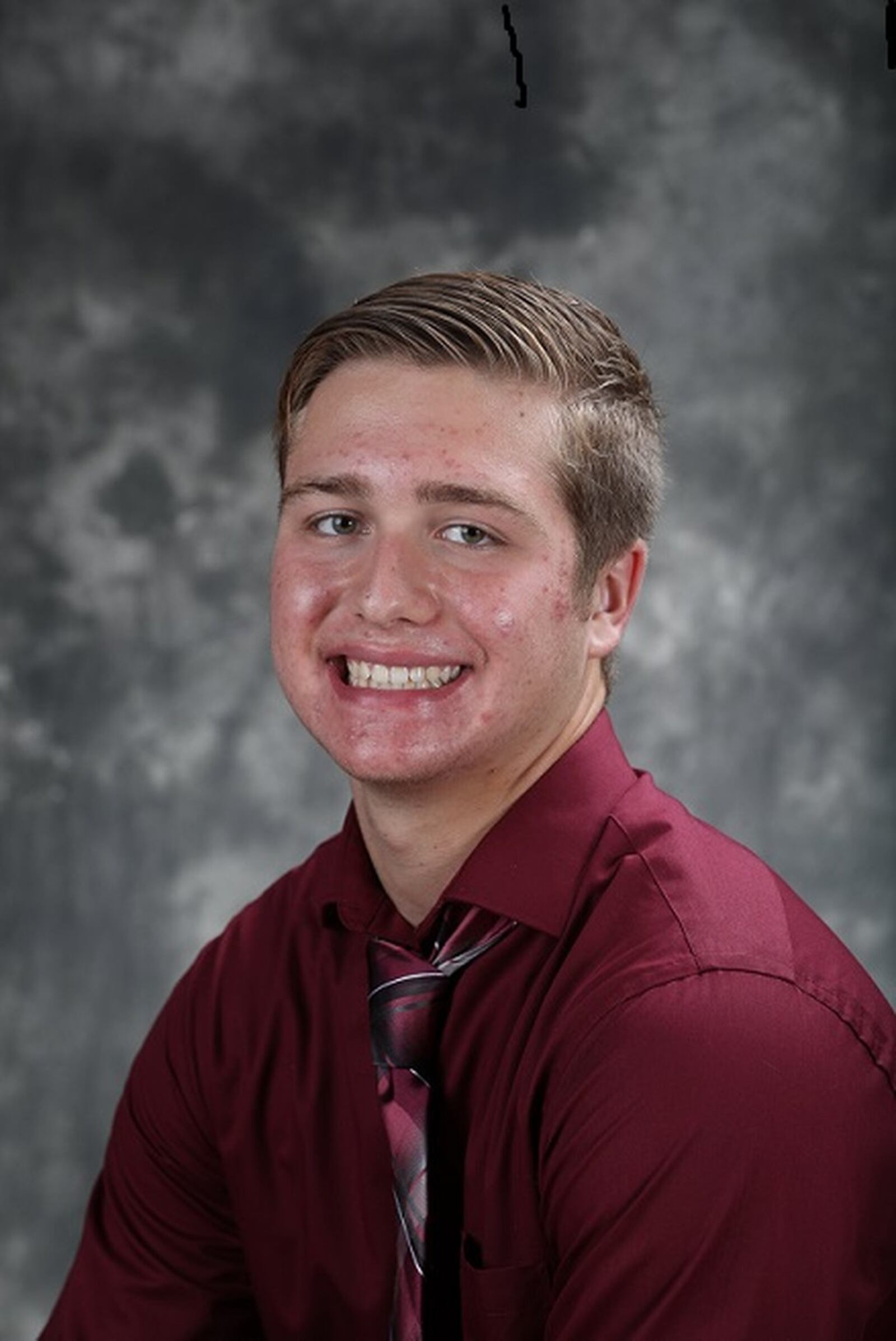 Zachary Niswonger, Troy High School co-valedictorian, 2019.