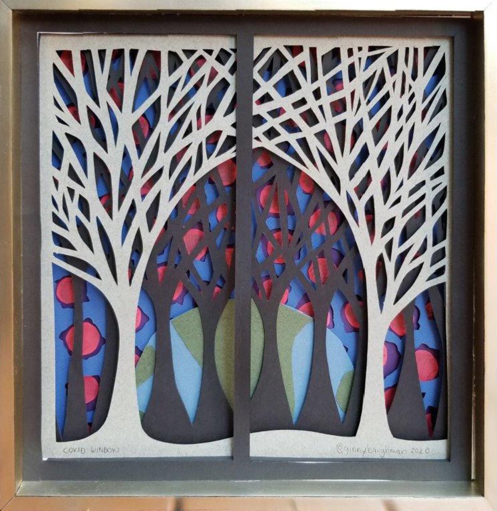 COVID Window by Ginny Baughman is a participant in the 2021 Art in the City event in downtown Dayton. CONTRIBUTED