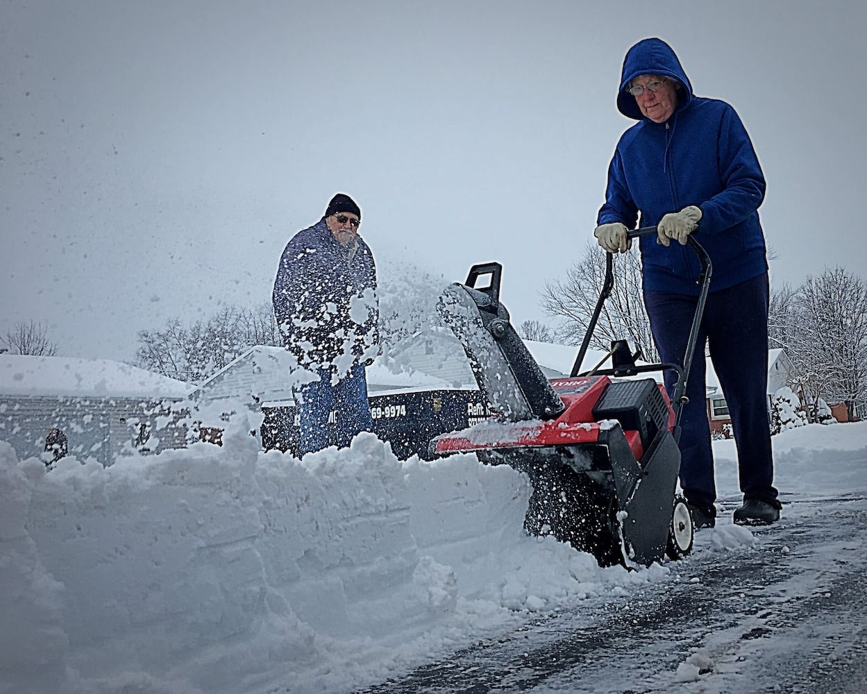 PHOTOS: Winter storm hits Miami Valley