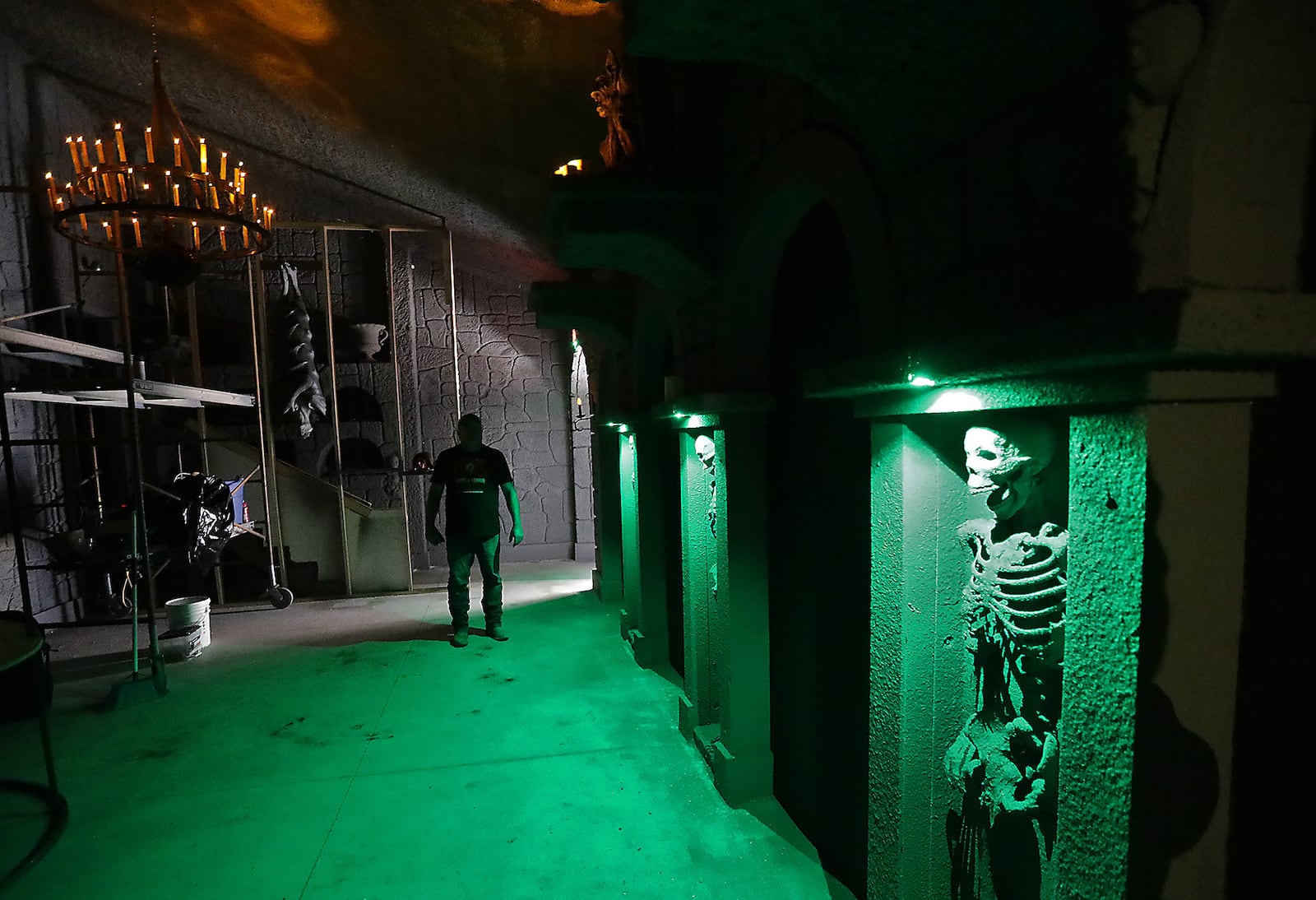 Face Your Fears Hotel of Terror is opening Sept. 13 at 1291 Cold Springs Road in Springfield. BILL LACKEY/STAFF