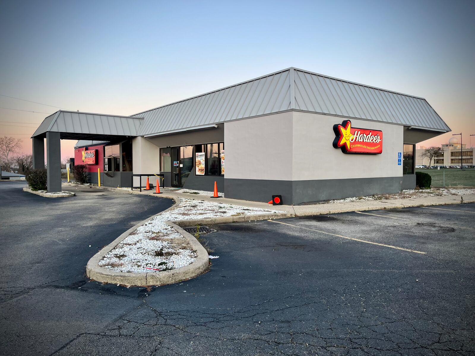 The Hardee's restaurant location at 4010 Colonel Glenn Highway in Fairborn was closed on Monday, Dec. 2. NATALIE JONES/STAFF