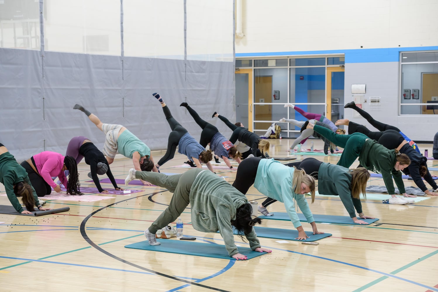 PHOTOS: Sweetheart Goat Yoga at Vandalia Recreation Center