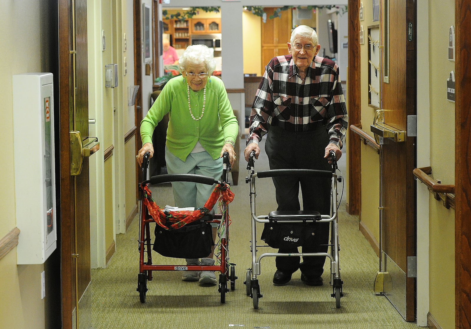 Maynard and Alfrieda Francis have been married 75 years after meeting at a square dance in the 1940s. MARSHALL GORBY\STAFF