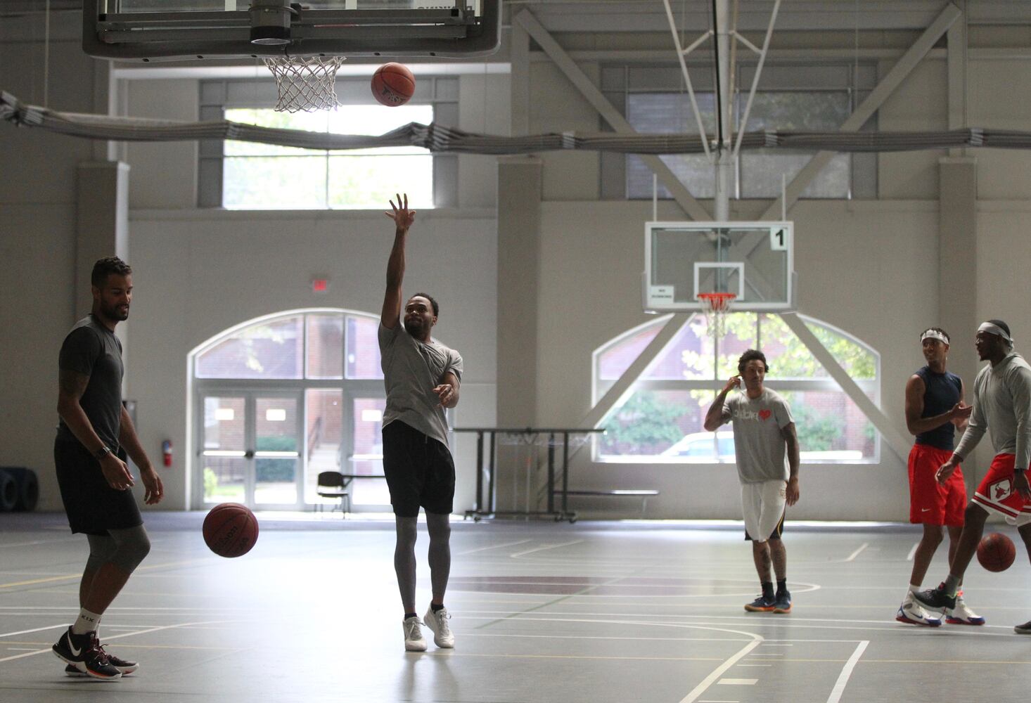 Photos: Dayton Flyers alumni team practices for The Basketball Tournament