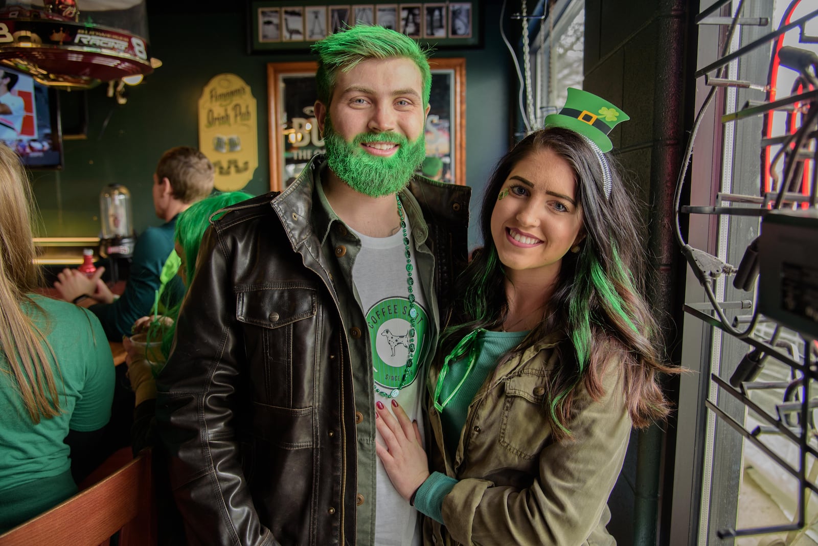 Scenes from Flanagan’s Pub in Dayton’s annual St. Pat-Rock’s day celebration on Saturday, March 17, 2018. Irish dancing, live music and green beer were all part of the St. Patty’s Day fun. PHOTOS/TOM GILLIAM