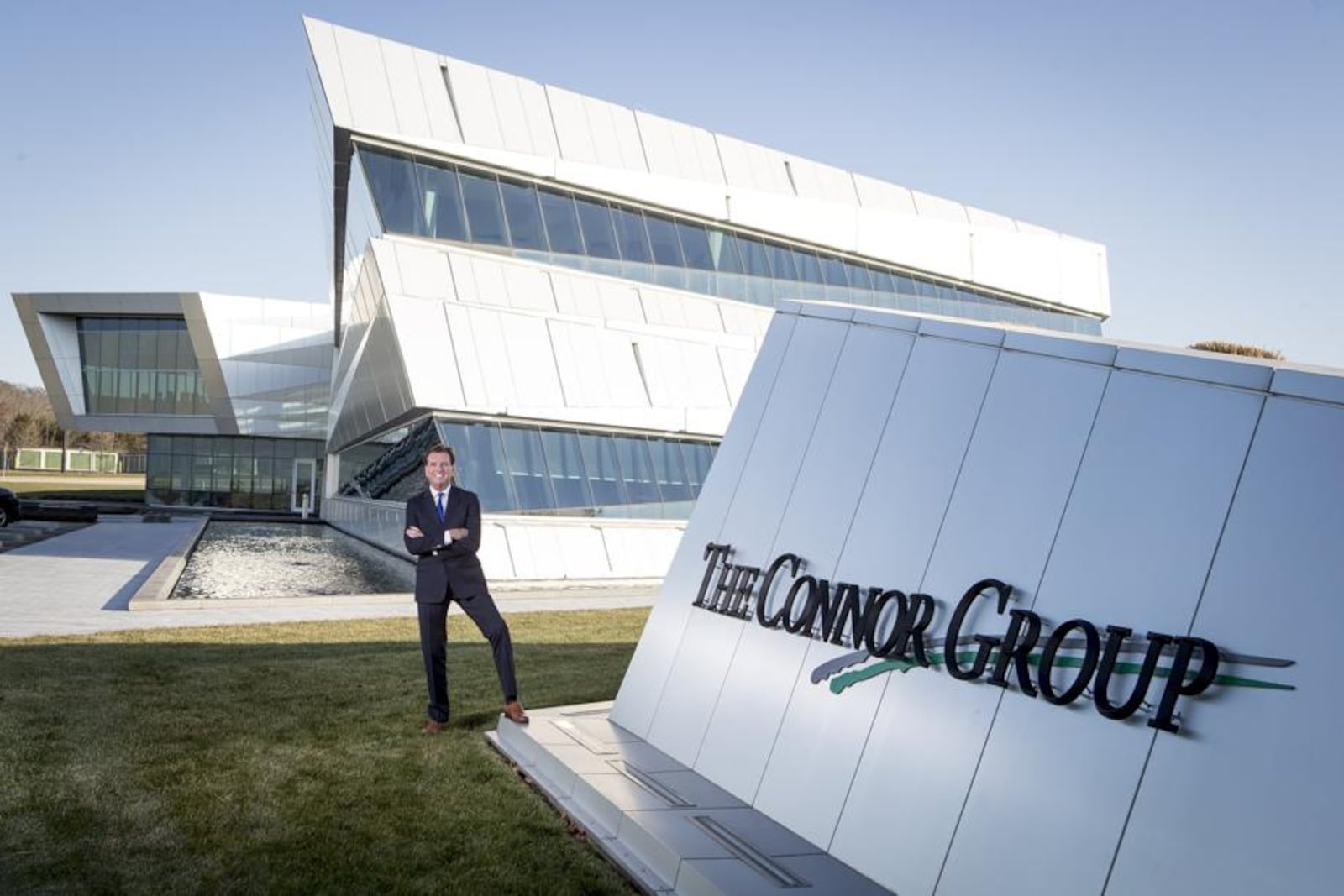 Larry Connor, managing partner of The Connor Group in Miami Twp., outside his company’s headquarters off Springboro Pike. CONTRIBUTED.