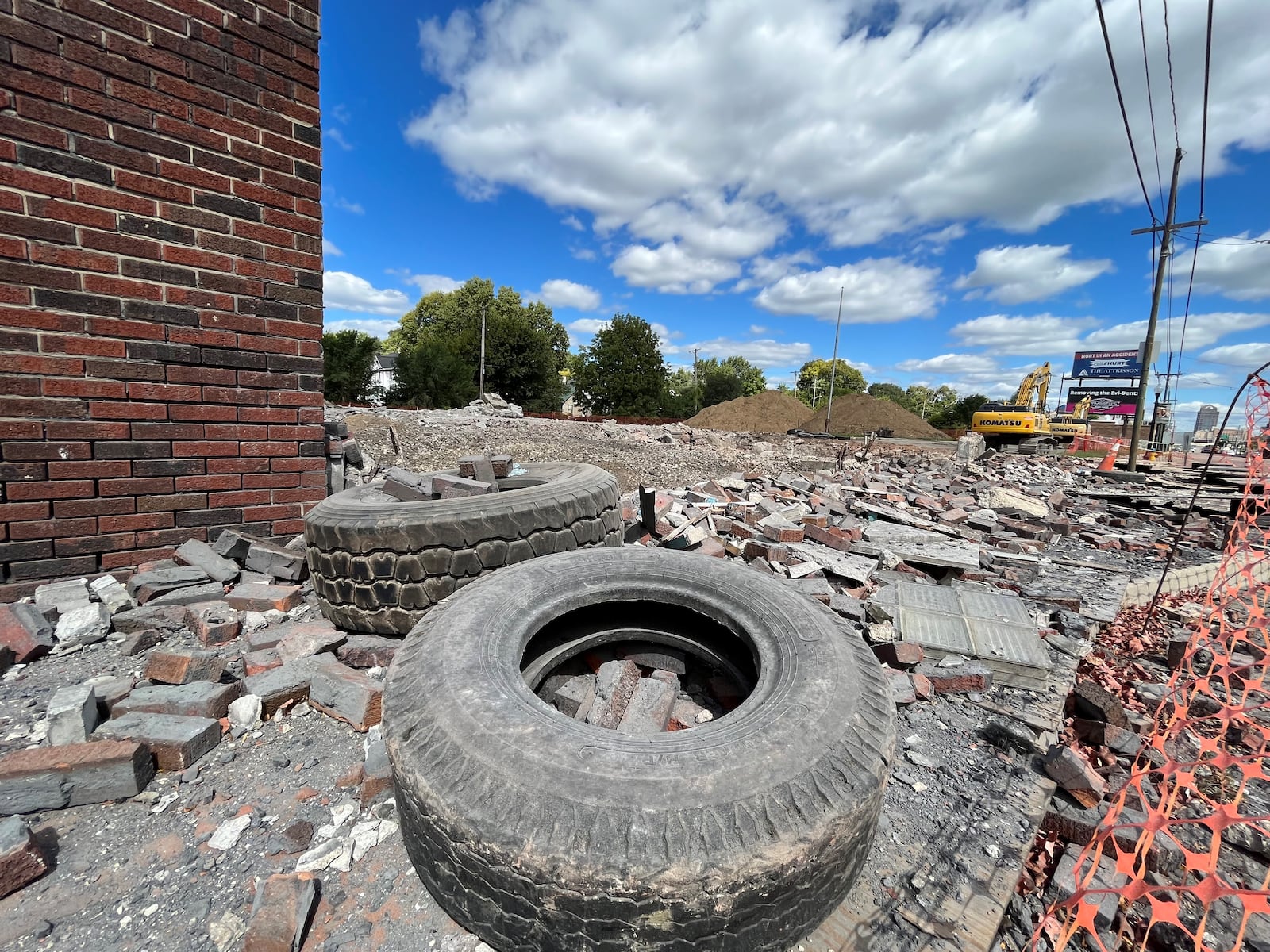 The Gem City Ice Cream Co. building at 1005 W. Third St. in the Wright Dunbar area was demolished this year. Charles Simms Development wants to build new townhomes on the site. CORNELIUS FROLIK / STAFF