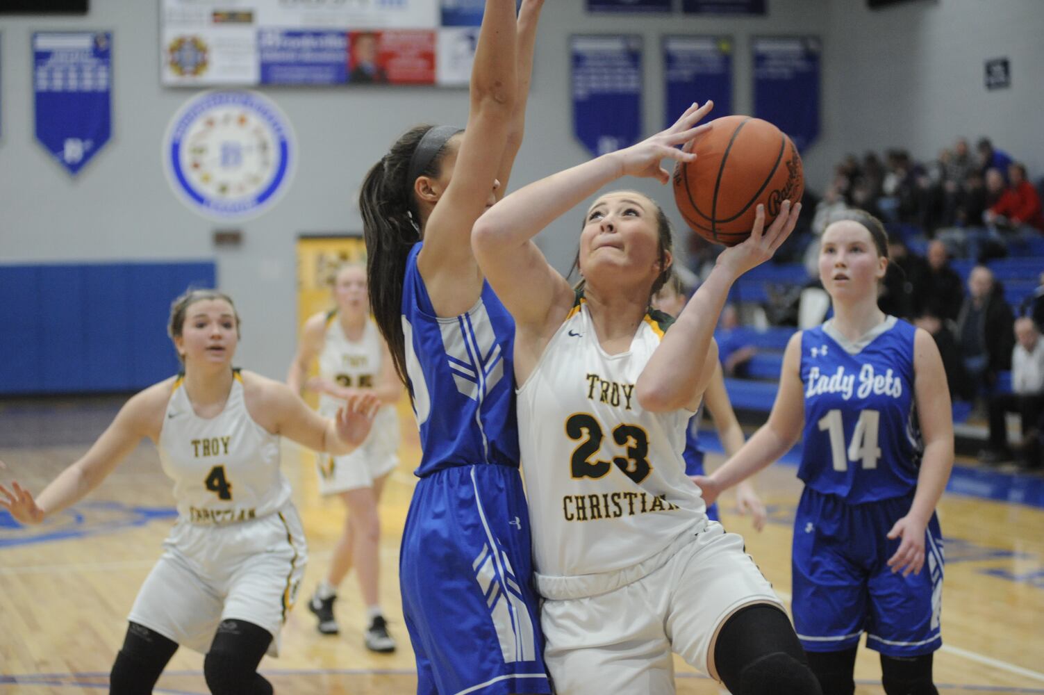 PHOTOS: Franklin Monroe vs. Troy Christian girls basketball